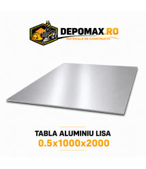 Tabla aluminiu lisa 0.5mm, 1000x2000mm (1050A)
